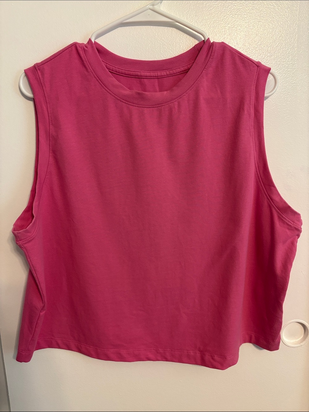 a new day Hot Pink Sleeveless Muscle Tank
